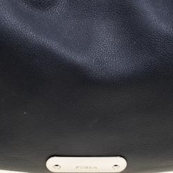 Pre Owned Furla Dark Grey Leather Salome Hobo