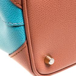 Pre Owned Furla Tri Color Leather Kelis Tote