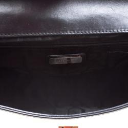 Pre Owned Furla Black Leather Cortina Top Handle Bag