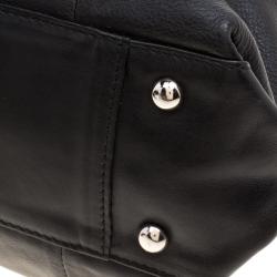 Pre Owned Furla Black Leather Elisabeth Hobo