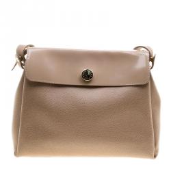 Pre Owned Furla Beige Leather Crossbody Bag