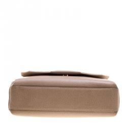 Pre Owned Furla Beige Leather Crossbody Bag