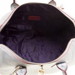 Pre Owned Furla Silver Leather Top Handle Bag