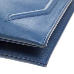 Pre Owned Furla Navy Blue Leather Crossbody Bag