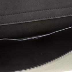 Pre Owned Furla Olive Green Leather Diana Shoulder Bag