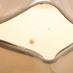 Pre Owned Furla Grey Glossy Rubber Candy Satchel