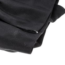 Pre Owned Furla Black Fabric Bow Clutch