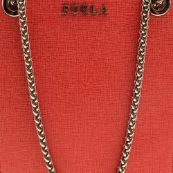 Pre Owned حقيبة هاتف فورلا بابيلون جلد برتقالي