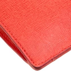 Pre Owned حقيبة هاتف فورلا بابيلون جلد برتقالي