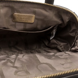 Pre Owned حقيبة فورلا نقش ثعبان وجلد متعددة الألوان