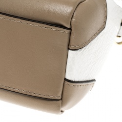 Pre Owned حقيبة فورلا نقش ثعبان وجلد متعددة الألوان