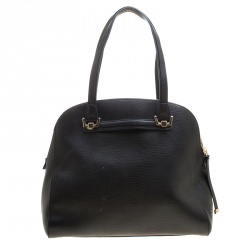 مملوكة مسبقًا حقيبة فورلا قبة جلد سوداء