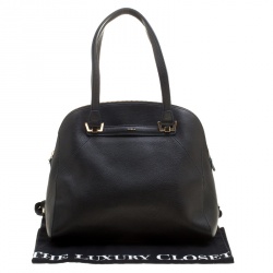 مملوكة مسبقًا حقيبة فورلا قبة جلد سوداء