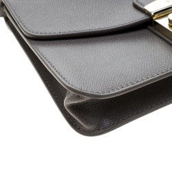 مملوكة مسبقًا Furla Grey Leather Metropolis Crossbody Bag