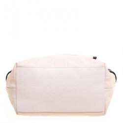 Pre Owned Furla Pink/Black Leather Tribe Chain Tote