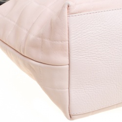 Pre Owned Furla Pink/Black Leather Tribe Chain Tote