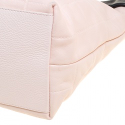 Pre Owned Furla Pink/Black Leather Tribe Chain Tote