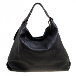مملوكة مسبقًا Furla Black Leather Elisabeth Hobo