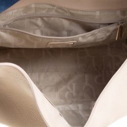 Pre Owned Furla Tri Color Leather Top Handle Bag