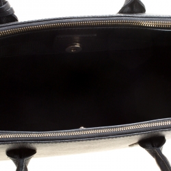 Pre Owned Furla Black Leather Linda Tote