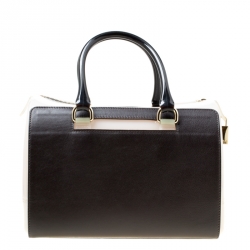 Pre Owned Furla Multicolor Glossy Rubber and Leather Leopard Detailed Candy Satchel