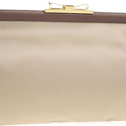 مملوكة مسبقًا Furla Taupe Evening Clutch