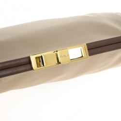 مملوكة مسبقًا Furla Taupe Evening Clutch