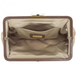 مملوكة مسبقًا Furla Taupe Evening Clutch