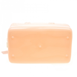 Pre Owned حقيبة فورلا كاندي مطاط نقش تمساح وردية فاتحة