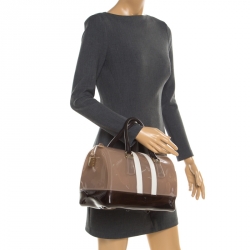 Pre Owned حقيبة ساتشل فرولا كاندي جلد ومطاط متعددة الألوان