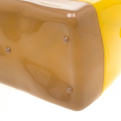 مملوكة مسبقًا Furla Tricolor Glossy Rubber Candy Satchel