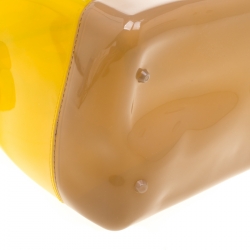 مملوكة مسبقًا Furla Tricolor Glossy Rubber Candy Satchel