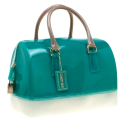 Pre Owned حقيبة ساتشل فرولا كاندي مطاط ثلاثي اللون