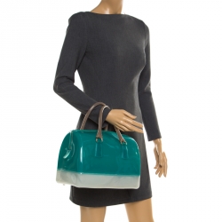 Pre Owned حقيبة ساتشل فرولا كاندي مطاط ثلاثي اللون