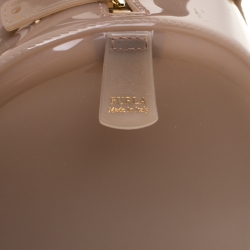 Pre Owned حقيبة ساتشل فرولا كاندي جلد ومطاط ثلاثي اللون