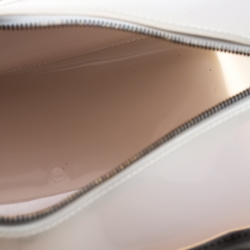 Pre Owned Furla Multicolor Glossy Rubber and Leather Leopard Detailed Candy Satchel