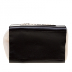 Pre Owned Furla Multicolor Glossy Rubber and Leather Leopard Detailed Candy Satchel