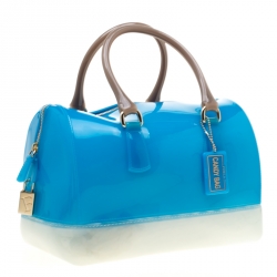 Pre Owned حقيبة ساتشل فرولا كاندي مطاط ثلاثية اللون