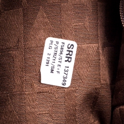 Pre Owned Furla Grey/Brown Ostrich Embossed Leather Satchel