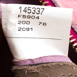 Pre Owned حقيبة فورلا جلد نقش تمساح وردية