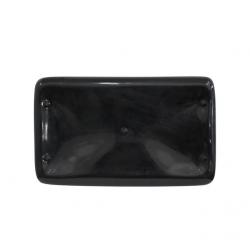 Pre Owned Furla Black Rubber Painted Candy Bag 