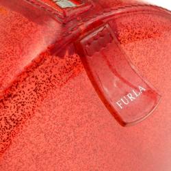 Pre Owned Furla Red Candy Satchel