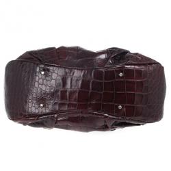 مملوكة مسبقًا Furla Red Embossed Python Leather Clara Tote