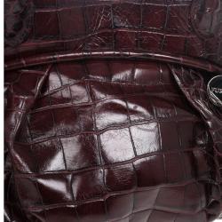 مملوكة مسبقًا Furla Red Embossed Python Leather Clara Tote