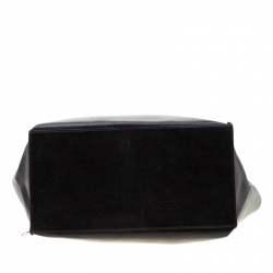 Pre Owned Furla Black Leather Small Jucca Tote