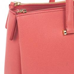 Pre Owned Furla Pink Lotus Tote 