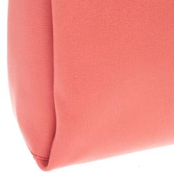 Pre Owned Furla Pink Lotus Tote 