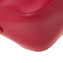 Pre Owned Furla Red Leather Crossbody Bag
