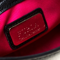 Pre Owned Furla Black/Brown Calfhair and Leather Mini Metropolis Crossbody Bag