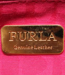 Pre Owned Furla Brown Leather Shoulder Bag 